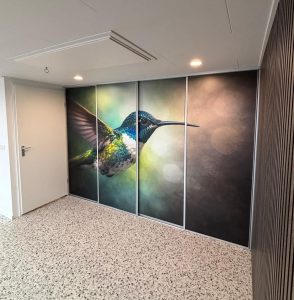 fotowand | schuifwand met fotoprint | Schuifwand maken